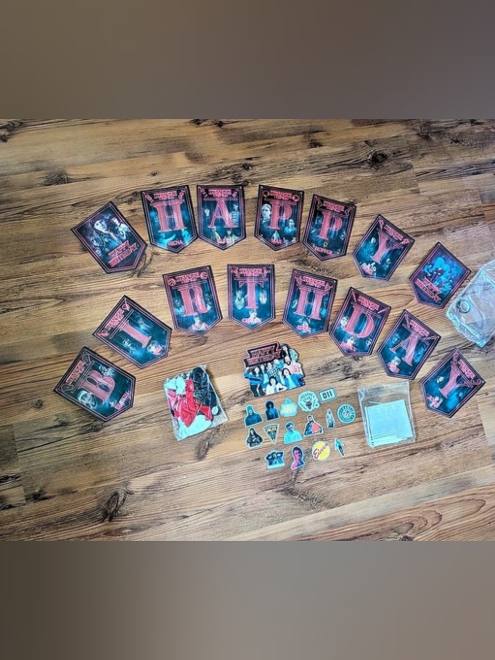 New Stranger Things Birthday Party Decor Kit